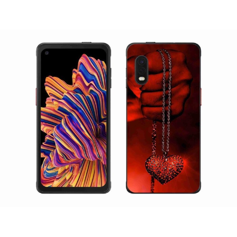 Gél borítás mmCase Samsung Galaxy Xcover Pro készülékhez - nyaklánc