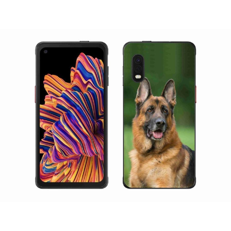 Gél borítás mmCase Samsung Galaxy Xcover Pro készülékhez - Német juhászkutya