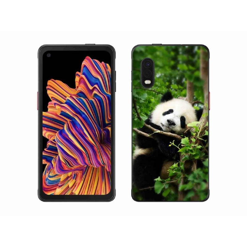 Zselés borítás mmCase Samsung Galaxy Xcover Pro készülékhez - panda