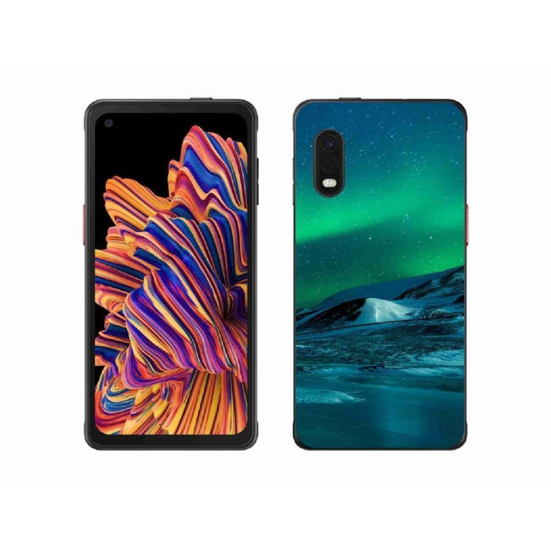 Gél borítás mmCase Samsung Galaxy Xcover Pro készülékhez - sarki fény