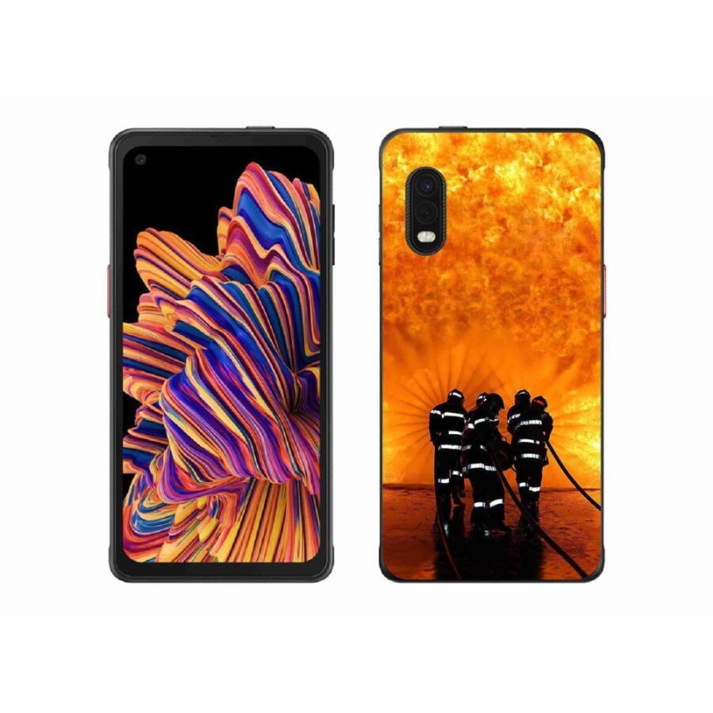 Gél borítás mmCase Samsung Galaxy Xcover Pro készülékhez - tűz