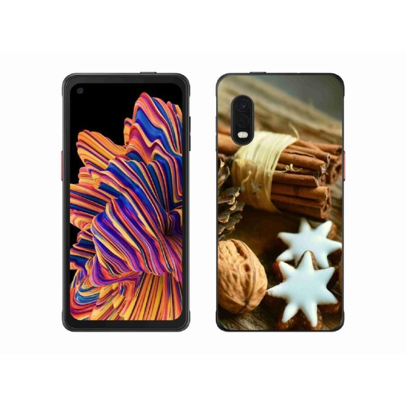 Gél borítás mmCase Samsung Galaxy Xcover Pro készülékhez - fahéj és mézeskalács