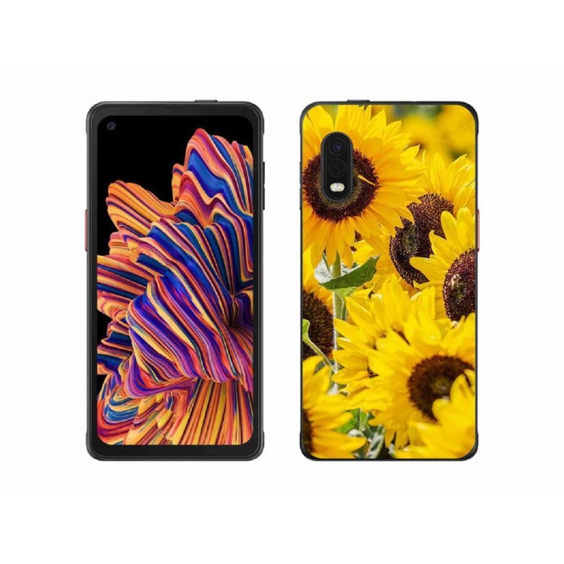 Gél borítás mmCase Samsung Galaxy Xcover Pro készülékhez - Napraforgó