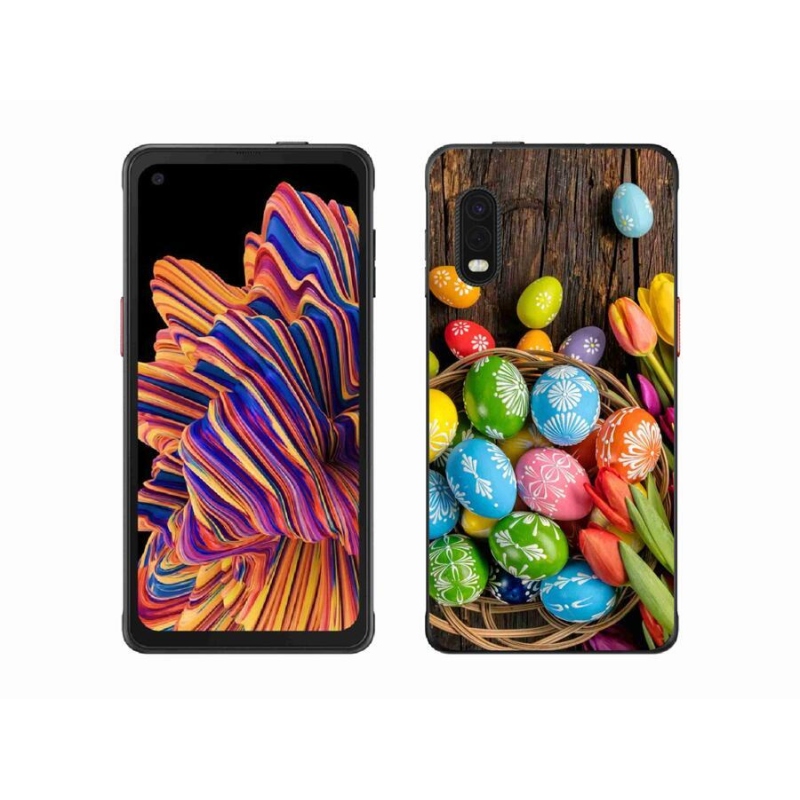 Gél borítás mmCase Samsung Galaxy Xcover Pro - húsvéti tojás