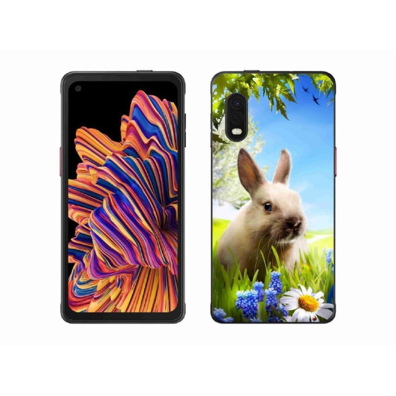 Gél védőhuzat mmCase Samsung Galaxy Xcover Pro készülékhez - nyuszi