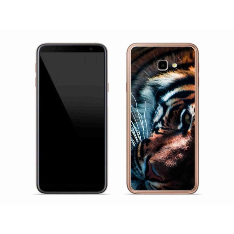 Zselés borítás mmCase Samsung J4 Plushoz - tigris nézet