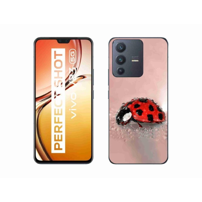 Zselés borítás mmCase a Vivo V23 5G készülékhez - katicabogár