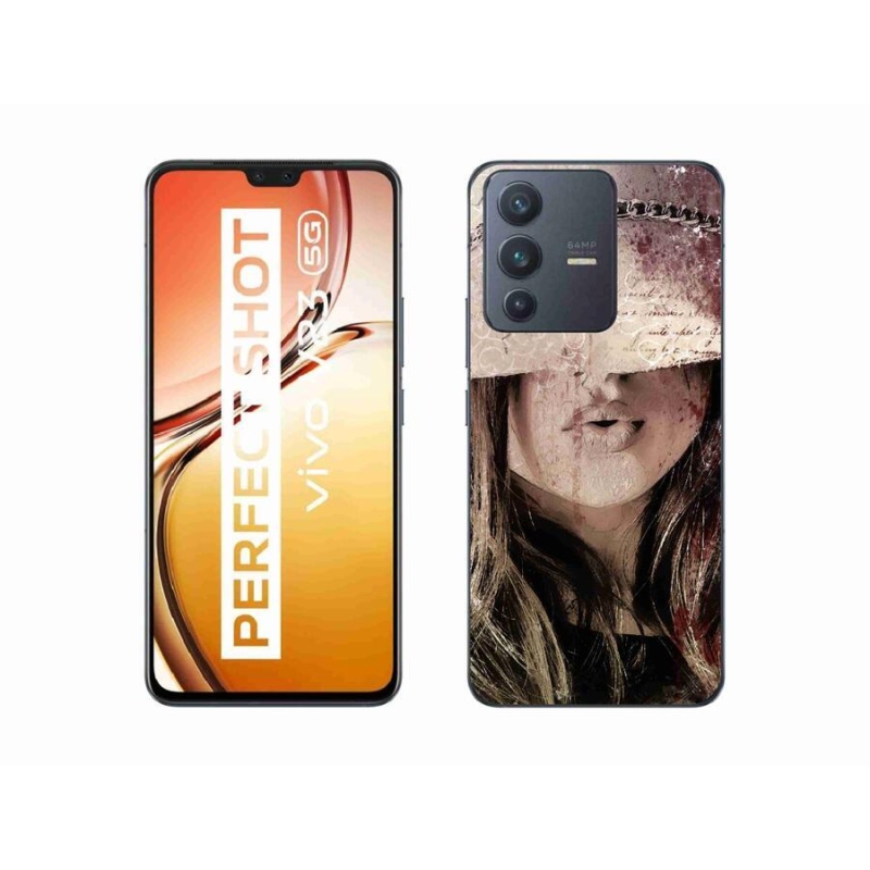 Gél védőburkolat mmCase a Vivo V23 5G készülékhez - lány