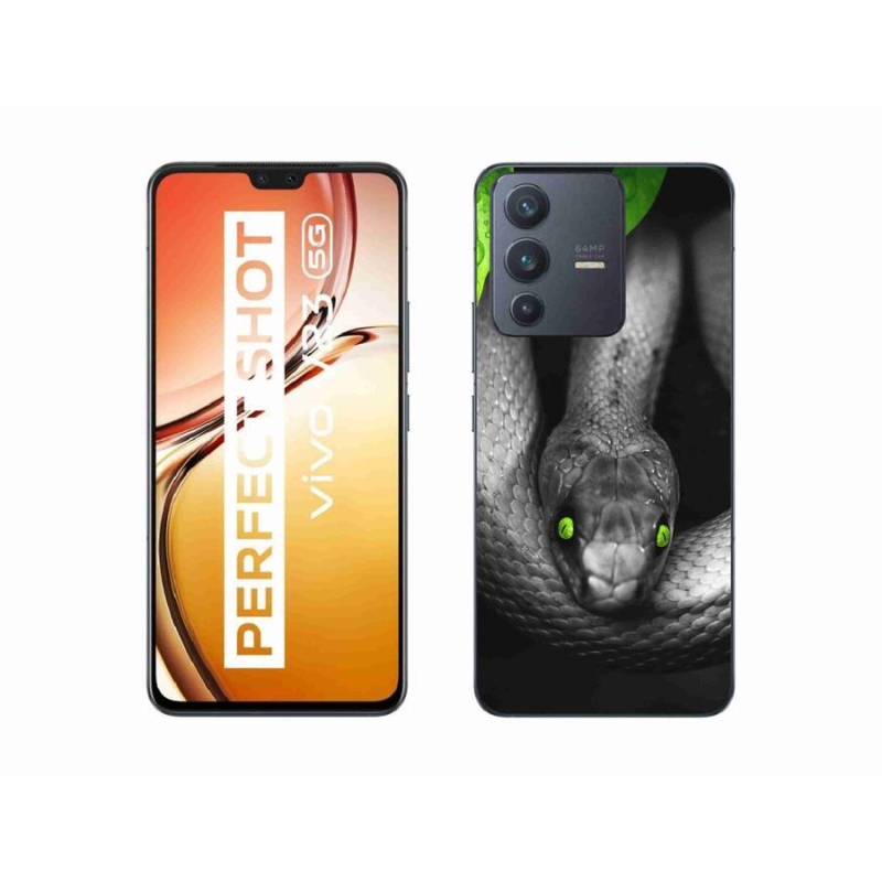 Zselés borítás mmCase a Vivo V23 5G-hez - kígyó