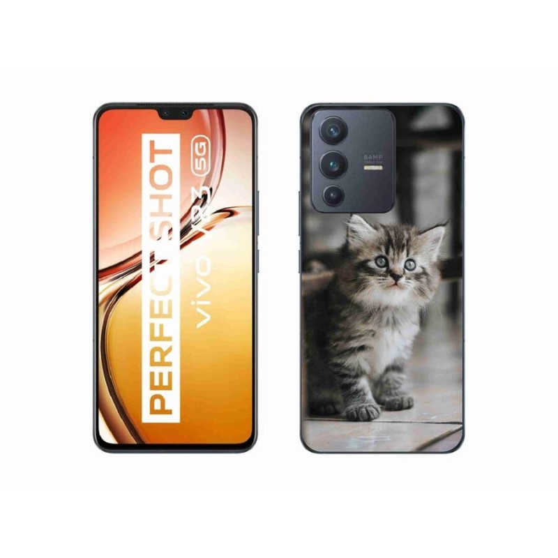 Zselés borítás mmCase a Vivo V23 5G készülékhez - cica