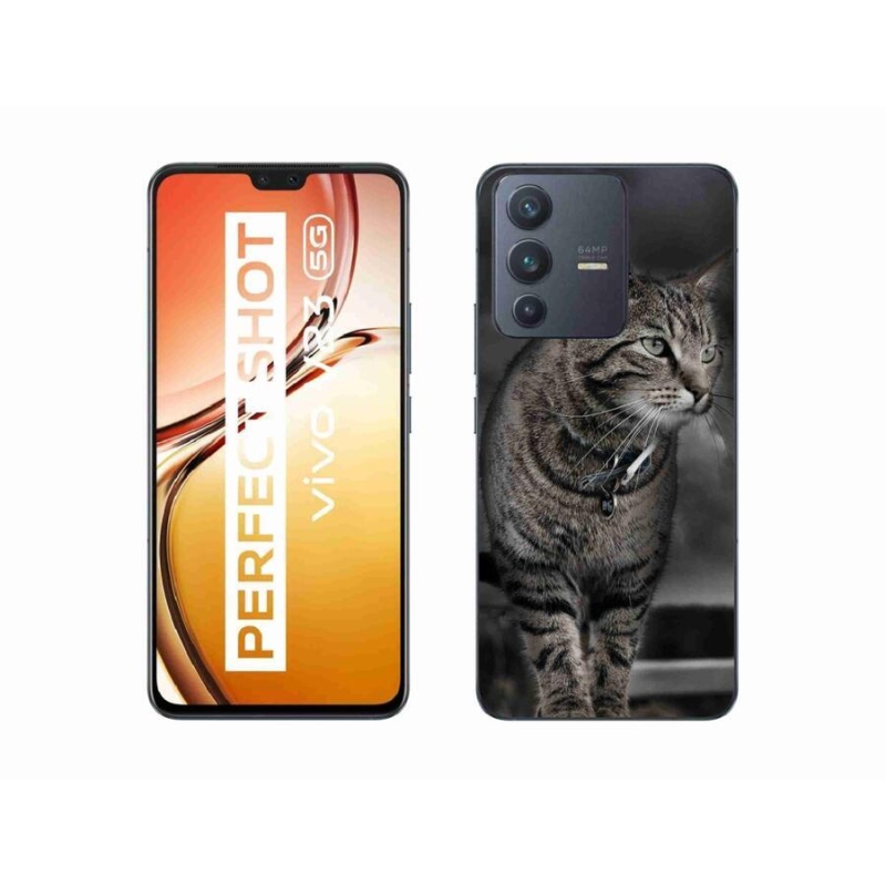 Zselés borítás mmCase a Vivo V23 5G-hez - cat