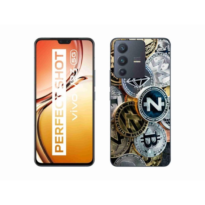 Gélburkolat mmCase a Vivo V23 5G számára - kriptovaluták