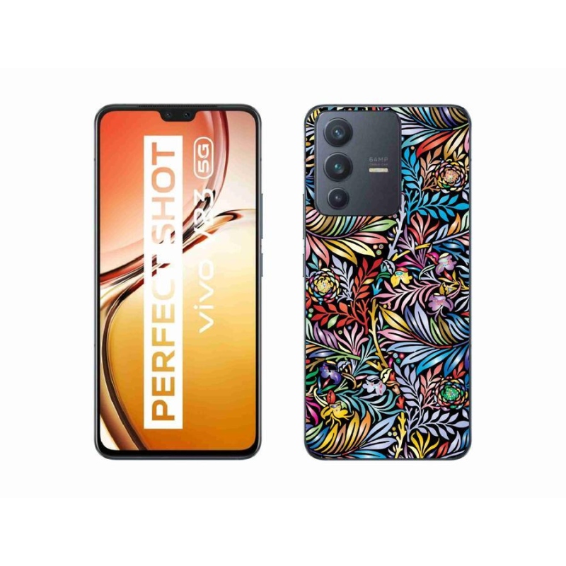Zselés borítás mmCase a Vivo V23 5G készülékhez - virág 5