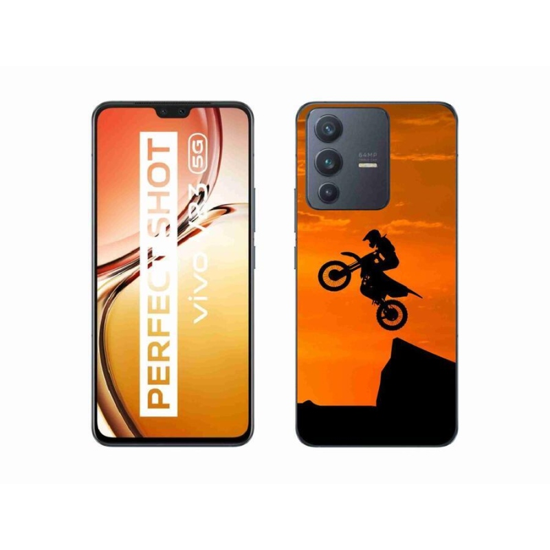 Zselés borítás mmCase a Vivo V23 5G készülékhez - motocross