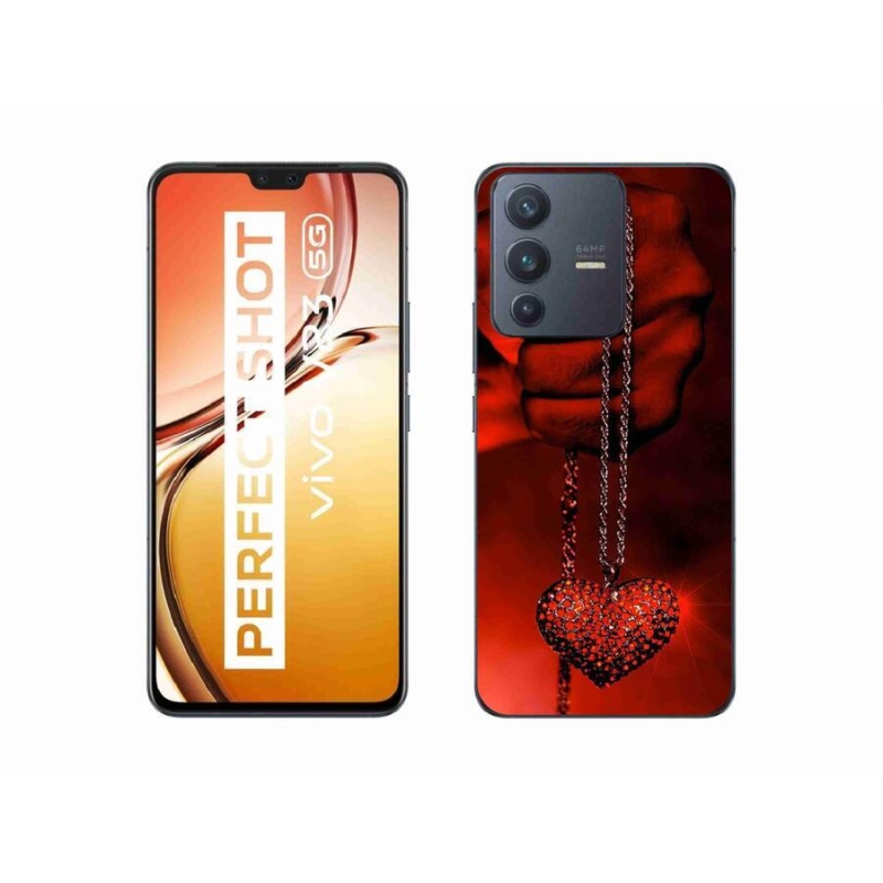 Gél borítás mmCase a Vivo V23 5G készülékhez - nyaklánc