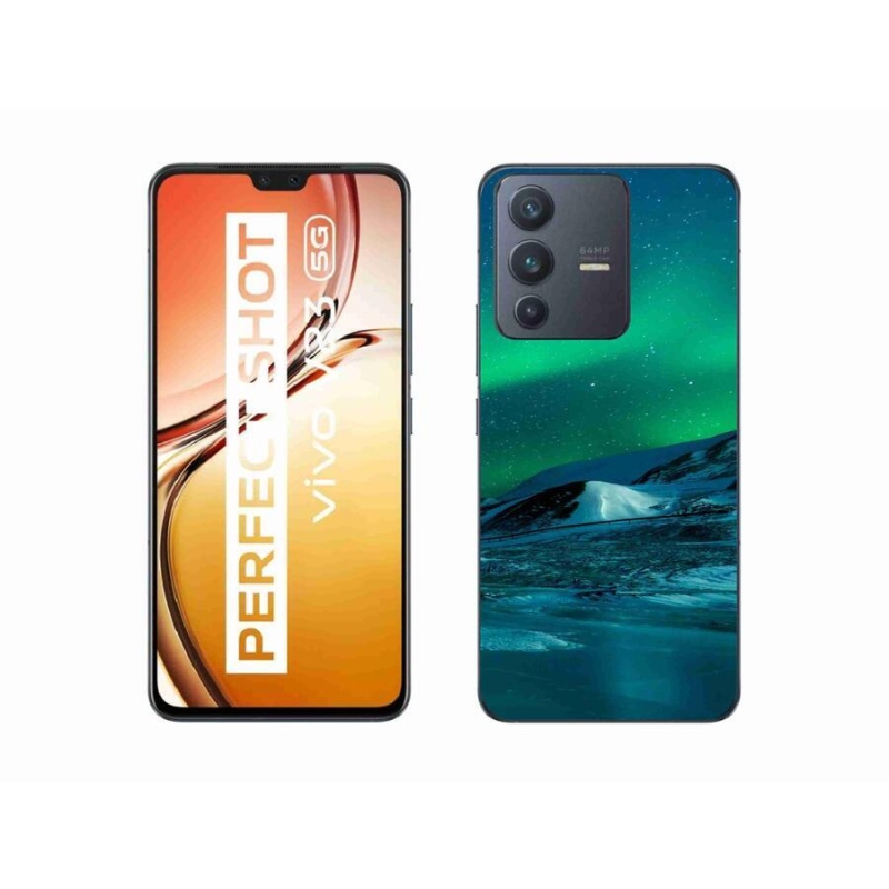 Zselés borítás mmCase a Vivo V23 5G készülékhez - sarki fény