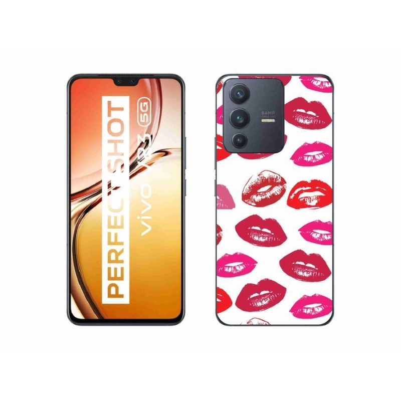 Gél borítás mmCase a Vivo V23 5G készülékhez - ajkak