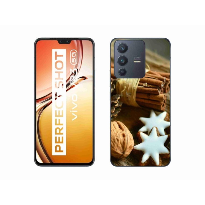 Gél borítás mmCase a Vivo V23 5G-hez - fahéj és mézeskalács
