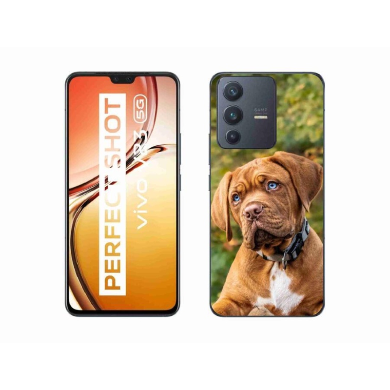 Zselés borítás mmCase a Vivo V23 5G készülékhez - kölyökkutyakék