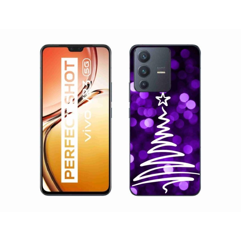 Zselés borítás mmCase a Vivo V23 5G-hez - fa