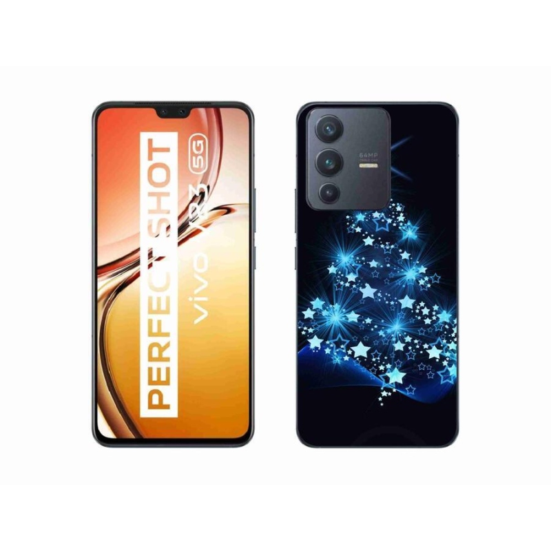 Gél borítás mmCase a Vivo V23 5G-hez - karácsonyfa