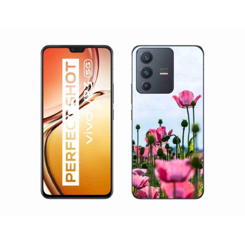 Zselés borítás mmCase a Vivo V23 5G készülékhez - mákos színű