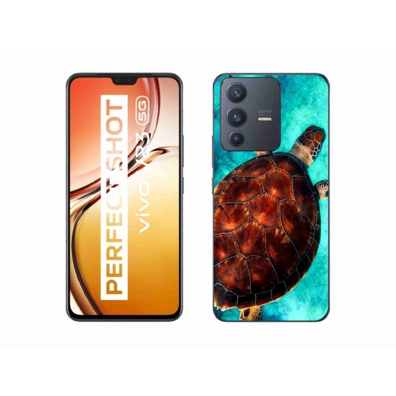 Gél borítás mmCase a Vivo V23 5G készülékhez - teknősbéka
