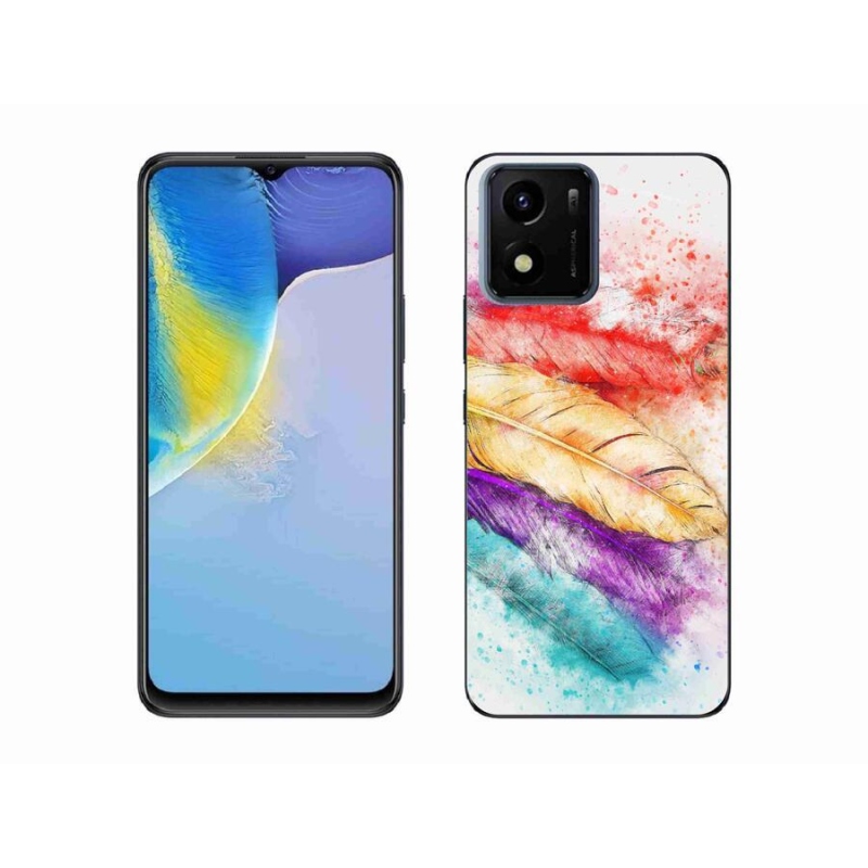 Zselés borító mmCase mobil Vivo Y01 - színes toll