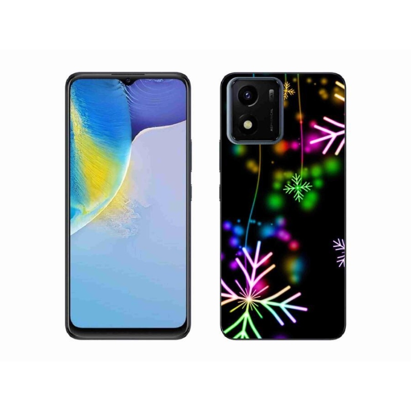 Zselés borítás mmCase mobil Vivo Y01 - színes pelyhekhez