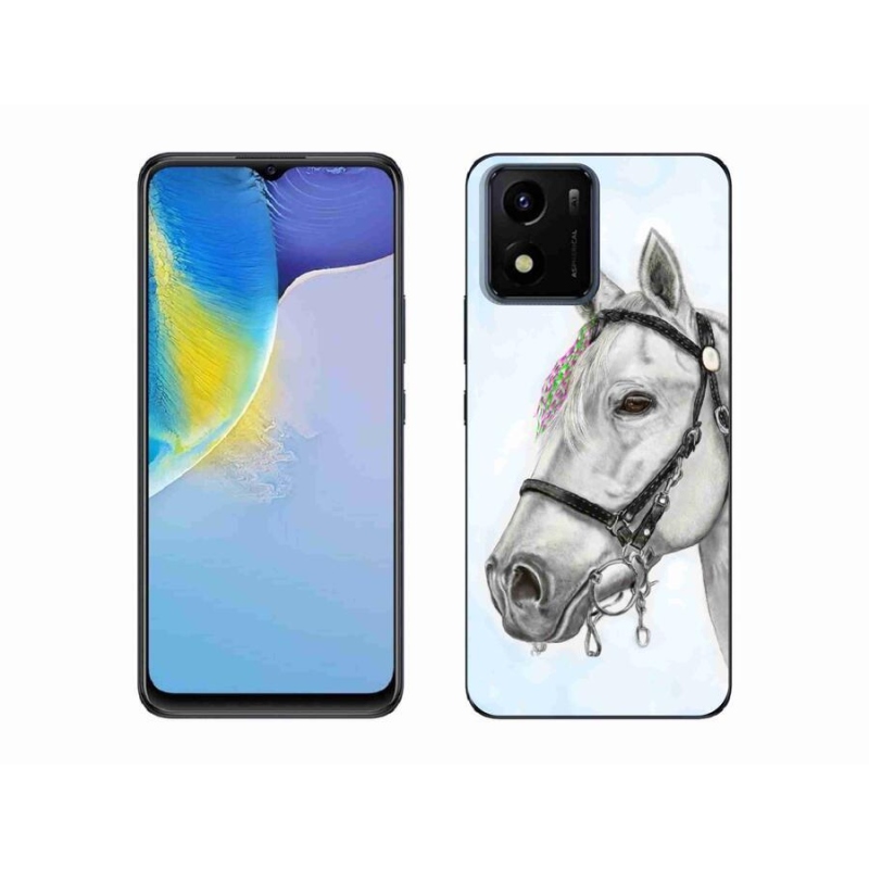Zselés borítás mmCase a Vivo Y01-hez - fehér ló 1