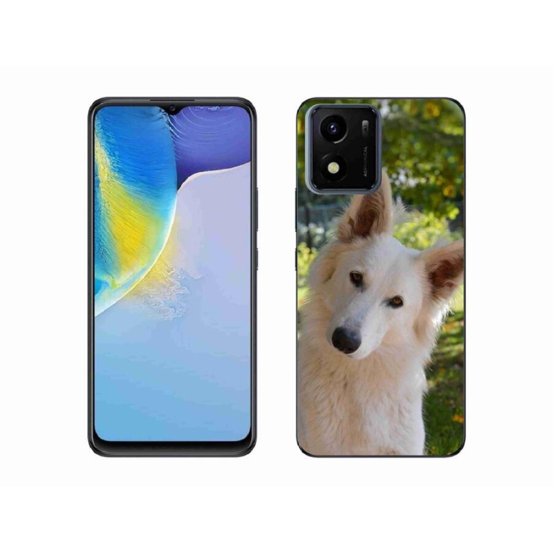 Zselés borítás mmCase a Vivo Y01-hez - fehér svájci juhász 1