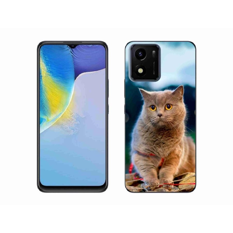 Gél védőhuzat mmCase mobiltelefonhoz Vivo Y01 - brit kék 2