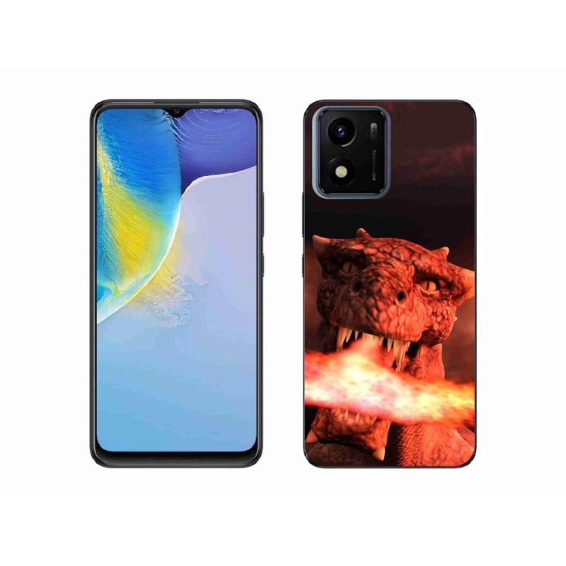 Zselés borító mmCase mobil Vivo Y01 - sárkány