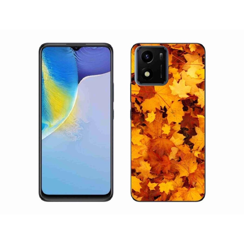 Zselés borítás mmCase mobil Vivo Y01 - juharlevelek