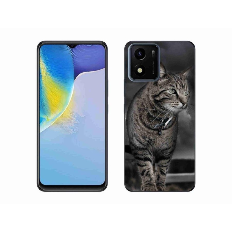 Zselés borító mmCase a mobil Vivo Y01 Y01 - cat számára