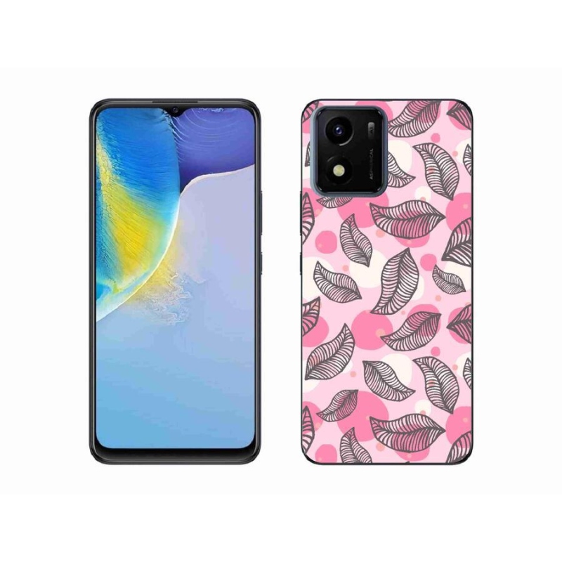 Gél borító mmCase mobiltelefonhoz Vivo Y01 - rajzfilm hulló levelek