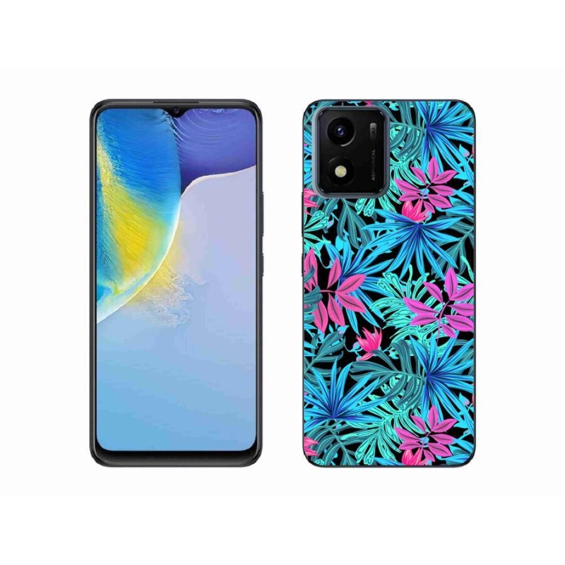 Zselés borító mmCase mobil Vivo Y01 - virágok 3