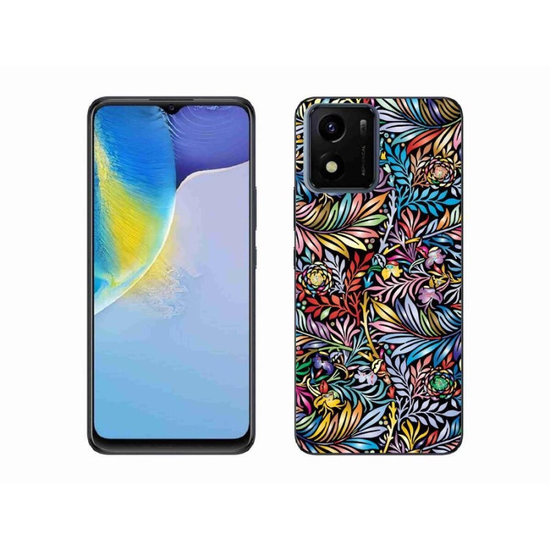 Zselés borító mmCase mobil Vivo Y01 - virágok 5