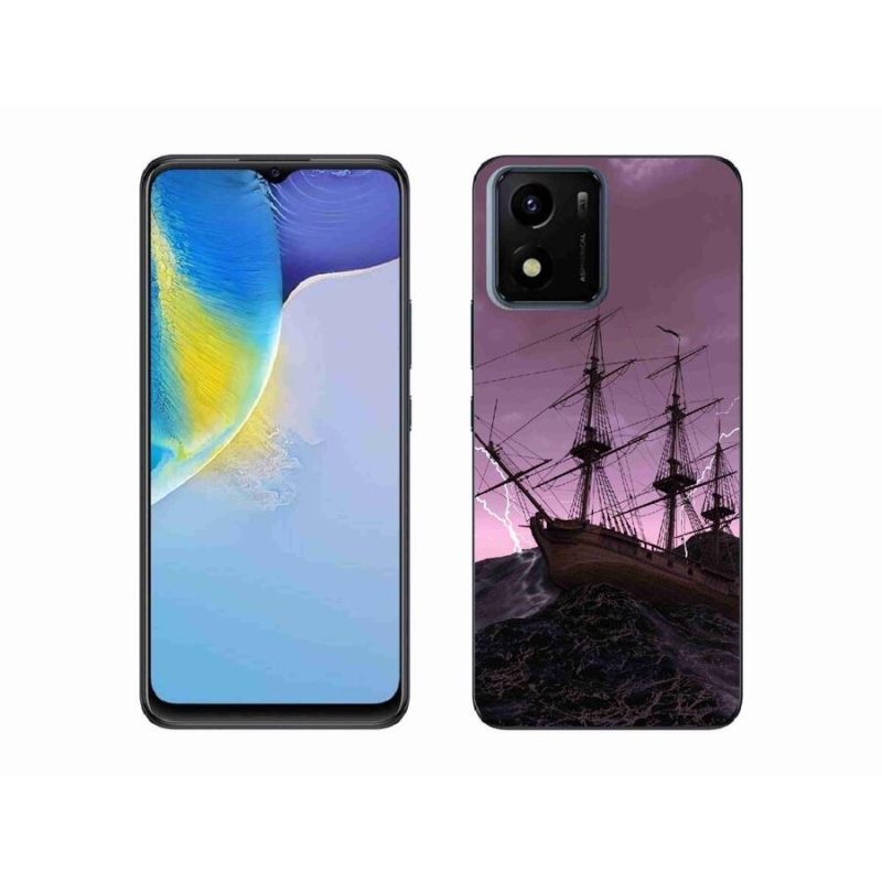 Gél borítás mmCase a Vivo Y01-hez - hajó a viharban