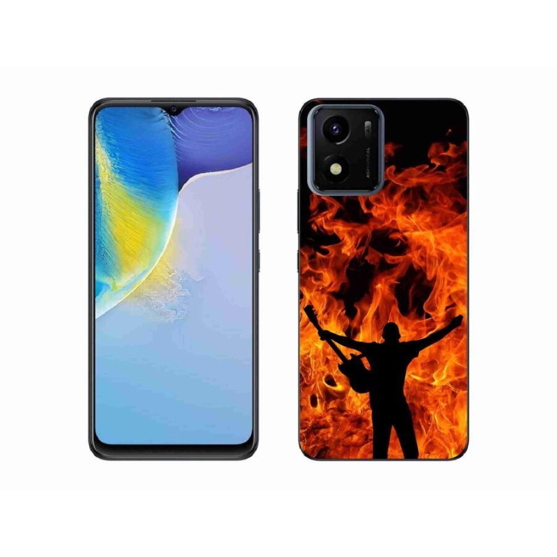 Gél borító mmCase mobil Vivo Y01 - zenész és tűz