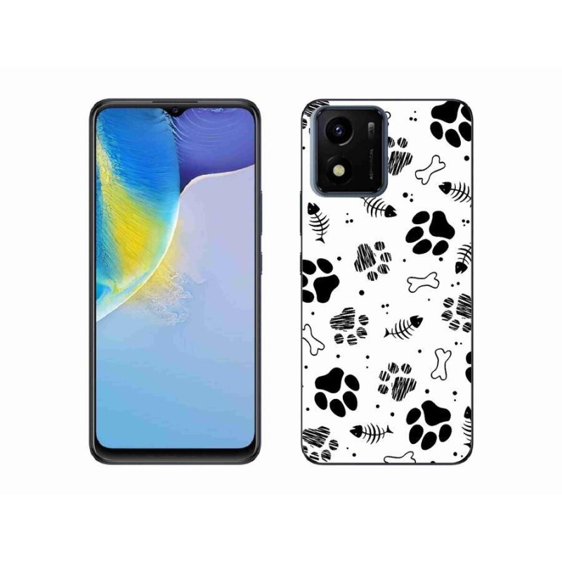 Zselés borítás mmCase mobil Vivo Y01 - kutyamancsok 1