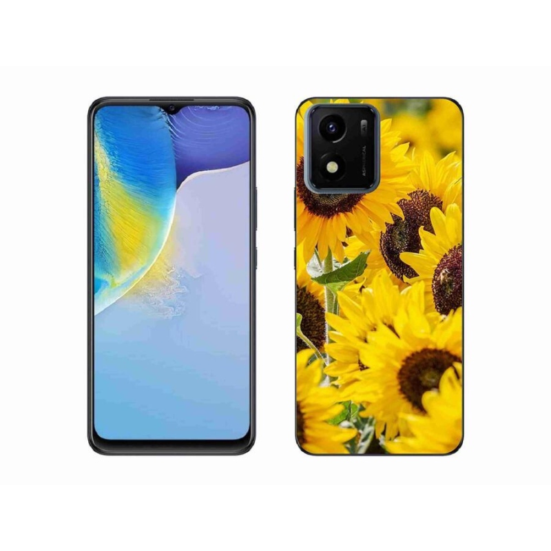 Zselés borítás mmCase a Vivo Y01-hez - napraforgó