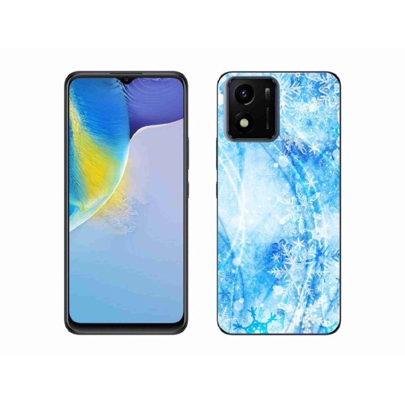 Gél borító mmCase a Vivo Y01-hez - hópelyhek