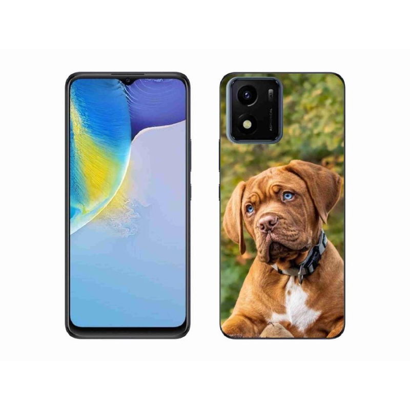 Zselés borító mmCase mobil Vivo Y01 - kölyökkutyákhoz