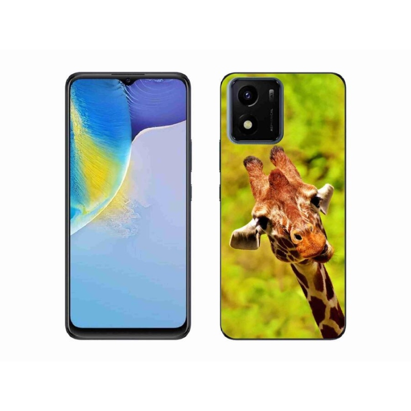 Zselés borító mmCase mobil Vivo Y01 - zsiráf