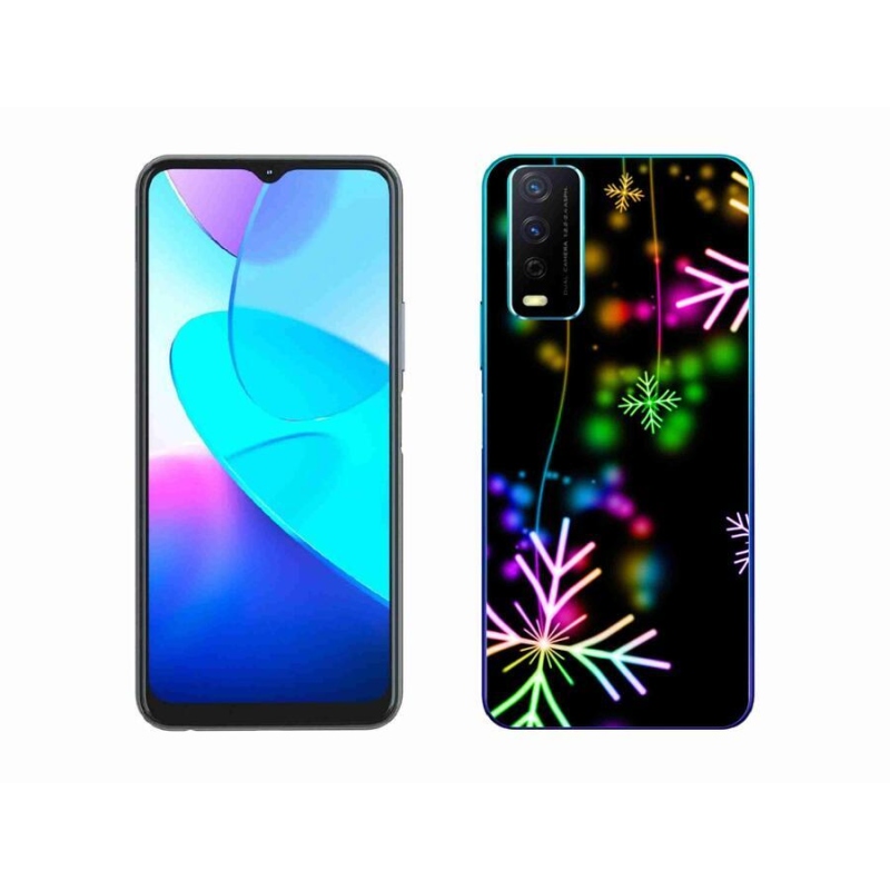 Gél védőhuzat mmCase mobil Vivo Y11s/Y20s - színes pelyhekhez