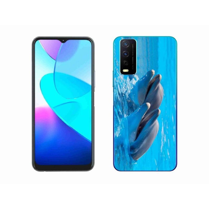 Zselés borítás mmCase a Vivo Y11s/Y20s készülékhez - delfinek