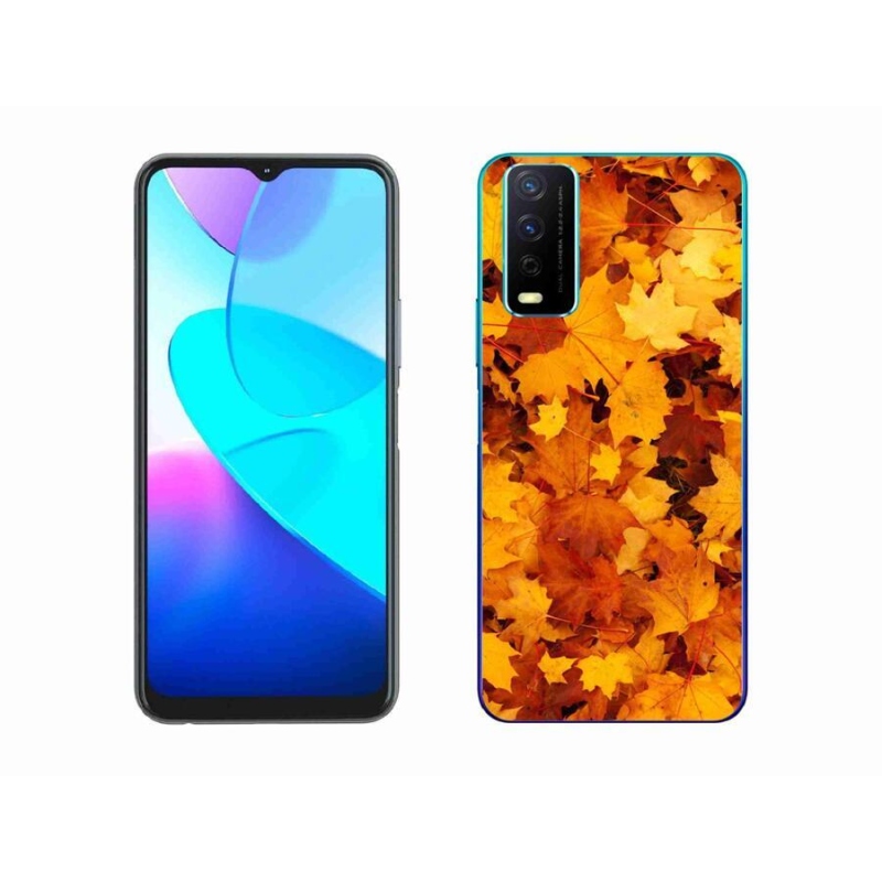 Zselés borítás mmCase a Vivo Y11s/Y20s készülékhez - juharlevelek