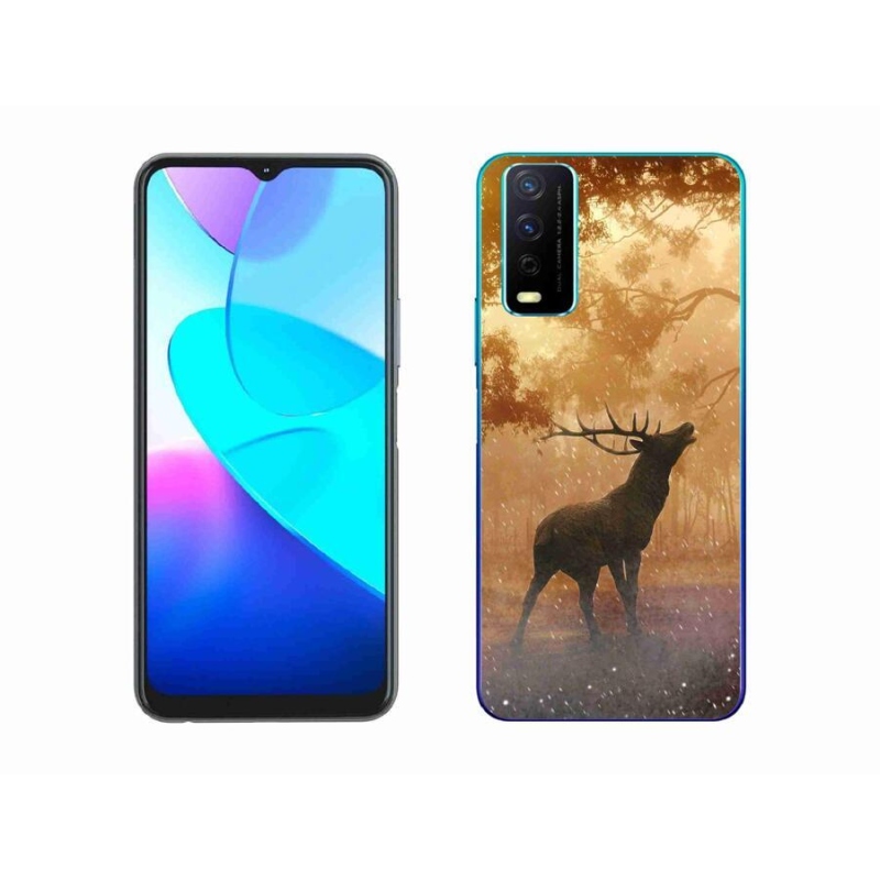 Zselés borítás mmCase a Vivo Y11s/Y20s készülékhez - szarvasok a vadászatban