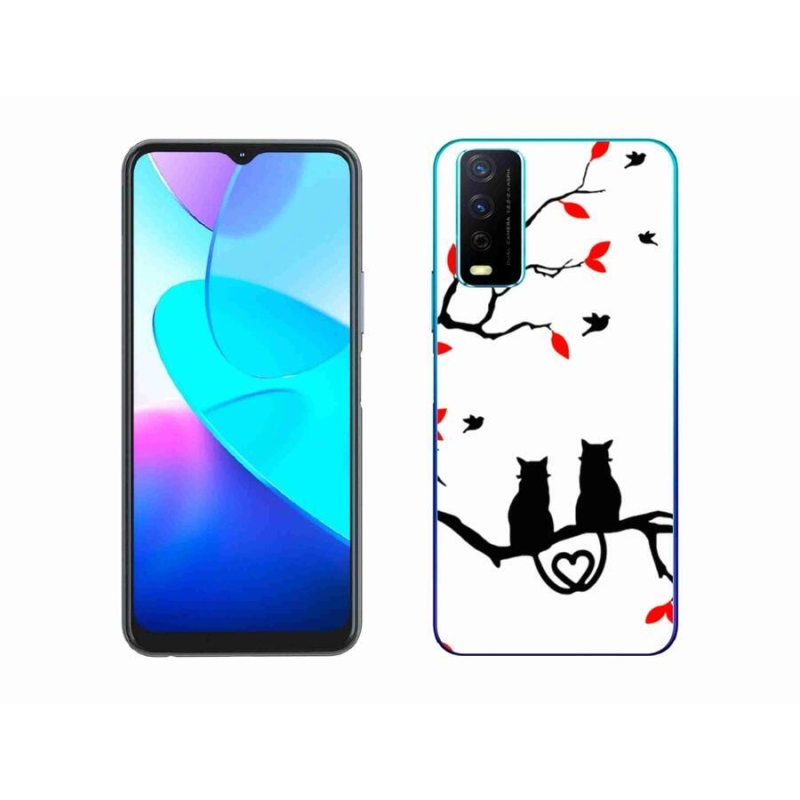 Gél borítás mmCase a Vivo Y11s/Y20s készülékhez - macska szeretet